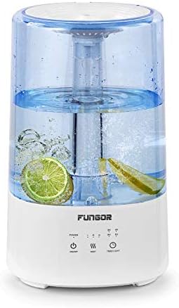 加湿器 卓上 超音波式 アロマ/次亜塩素酸水対応 3.5L大容量 上から注水 加熱式 タイマー機能 3段階ミスト量調整 8-10畳対応 自動停止機能 空焚き防止 静音 抗菌 省エネ 乾燥/花粉症対策 空気清浄 7色ライト オフィス/会社/家庭用 シンプル おしゃれ 日本語説明書（ブルー）