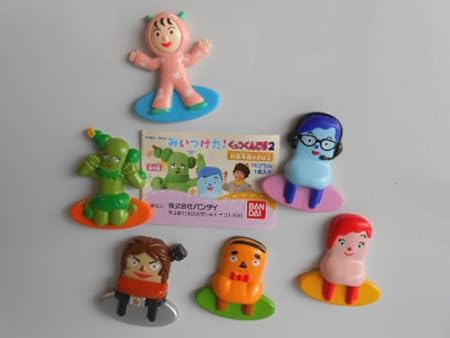Amazon みいつけた くっつくんです 2 全6種 マグネット Dj コッシー全6種 1 サボさん 2 Djコッシー 3 オフロスキ カプセル玩具 おもちゃ