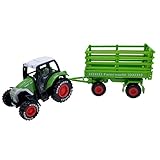 M-jump Hot Wheels Farmer Tractor Truck Toy for Kids,Mega Hauler with Warrior Design