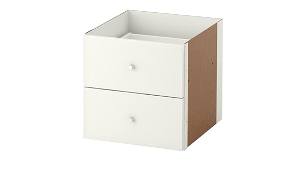 Amazon Com Ikea Insert With 2 Drawers High Gloss White 228 51420