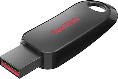 SanDisk 64GB Cruzer Snap USB 2.0 Flash Drive Retractable Protects Connector