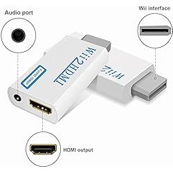 Xsusmdom Wii HDMI Adapter, Wii to HDMI Converter