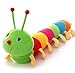3 otters Plush Toy, 31.5”Colorful Caterpillars Toy Stuffed Animal Travel Toy