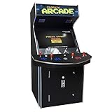 Creative Arcades Full-Size Commercial Grade Cabinet Arcade Machine | Trackball | 3500 Classic Games | 4 Sanwa Joysticks | 2 Stools | 32" Screen | 3-Year Warranty Creative Arcades Full-Size Commercial Grade Cabinet Arcade Machine | Trackball | 3500 Classic Games | 4 Sanwa Joysticks | 2 Stools | 32" Screen | 3-Year Warranty