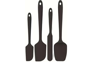 4pcs Food-Grade Silicone Spatula Set, Soft and Flexible Nonstick Cookware, Heat Resistant Kitchen Utensils, Durable & Easy to