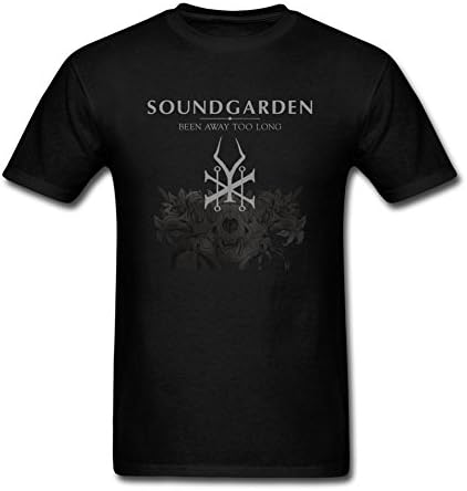 Guwmi Men's Soundgarden T Shirt Black XXL