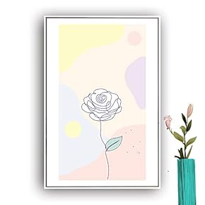 Framed Canvas Wall Art Picasso Poster Print of Woman Canvas Prints Home Artwork Decoration for Living Room,Bedroom - 16x24 inches