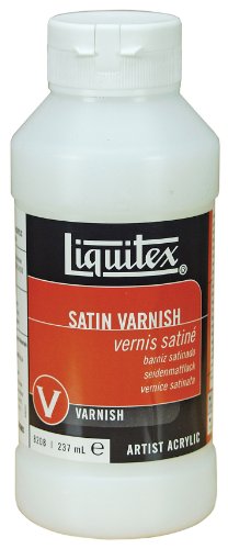 Liquitex professional satin varnish, 8-oz