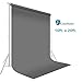 LimoStudio 10 x 20 ft. / 120 x 240 inch Large Gray Backdrop Background Screen, Premium Density 200 GSM Thick/A+ Grade Synthetic Fabric, Professional Photo Video Studio, Grey Multi Purpose, AGG2330
