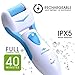Electric Foot File Callus Remover-Rechargeable Pedicure Tool Set Electronic Scrubber Shaver 2 Pumice Stone Refills for Dry Feet,Dead,Callused Skin Cracked Heels Perfect Pedi Care Spa
