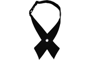 Clip On Black Ties for Men Women Red Bow Ties for Boys Girls School Uniform Accessories Plaid Pre Tied Bow Ties for Men Women