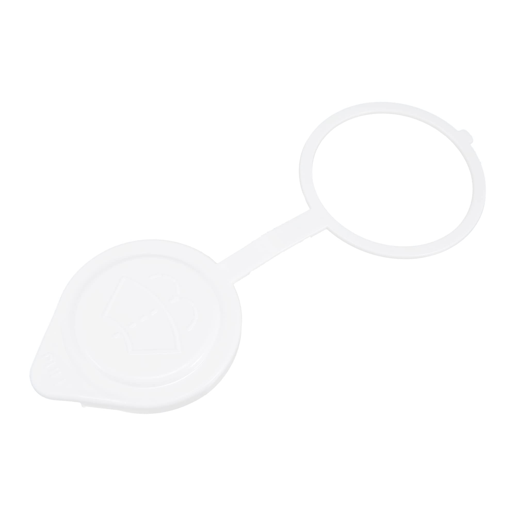 Photo 1 of X AUTOHAUX 2pcs MR597536 White Windshield Wiper Washer Fluid Reservoir Tank Bottle Cap Cover for Mitsubishi Lancer Outlander PHEV Outlander Sport