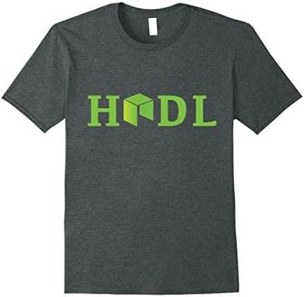 Mens NEO HODL T-Shirt Large Dark Heather