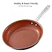 Hommate 9 Inch Nonstick Omelette Pan, Aluminum, Scratch-Resistant, Oven Safe