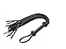 KODORIA Catwoman Whip Leather Whip Harness Handle Whip for Party Cosplay Accessories -Black