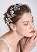 FXmimior Bridal Wedding Headpiece Hair Vine Crystals Rhinestone Headband Tiara Wedding Party Evening Hair Accessory (gold)