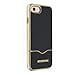 Rebecca Minkoff iPhone 7 Case, Slide Case [Shock Absorbing] Phone Case fits Apple iPhone 7 - Black Leather