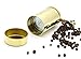 Bazaar Anatolia Brass Peppercorn Grinder with Steel Mechanism Pepper Mill, Spice Grinder, Pepper Grinder 3.4