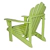 Shine Company 4621LG Westport II Hydro-TEX Finish, Lime Green Wooden Adirondack Chair
