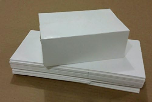 25 - 7" x 4 1/2" x 2 3/4" White Take Out Lunch Snack Chicken Box To Go (Pack of 25)