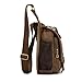EconooLed Canvas Men Boys Classical Single Shoulder Cross Body Bag- Dark Khaki
