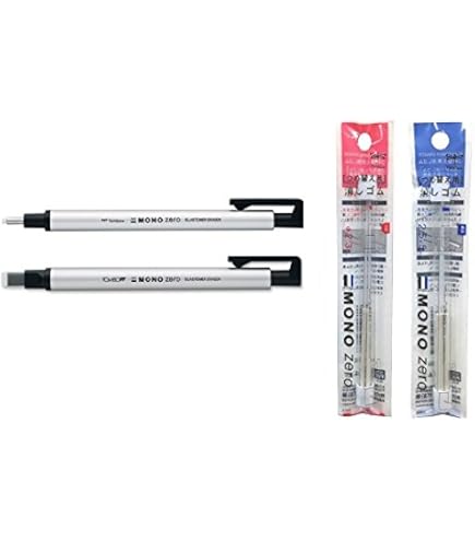 Amazon.com : Tombow Mono Zero - Precision Eraser Pen – Neon