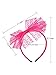 Blulu 4 Sets 80's Lace Headband with Bow for Women 80s Hair Accessories for Halloween Retro 80s Clothing Theme Party(Bright Color)
