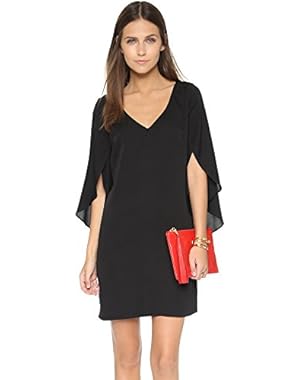 Women's V Neck Butterfly Dress