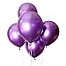 Chrome Metallic Balloons for Party 50 pcs 12 inch Thick Latex balloons for Birthday Wedding Engagement Anniversary Christmas Festival Picnic or any Friends & Family Party Decorations-Metallic Purple