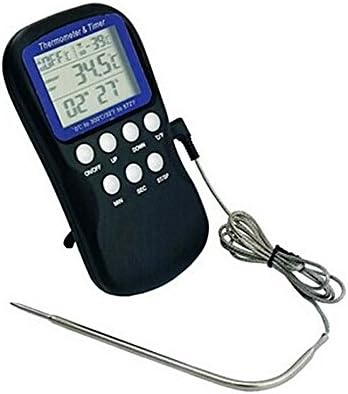 ABlevel Wireless Remote Digital Kitchen Food Meat Cooking Electronic Thermometer Dual Probe for BBQ, Oven, Grill, and Smoker with Timer/Alarm