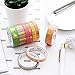 YUBBAEX 16 Rolls Washi Tape IG Style Masking Set Gold Foil Decorative for Arts, DIY Crafts, Journal Supplies, Planners, Scrapbooking, Wrapping Rainbow -Cute- (IG Set 16 Rolls)
