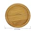 Orgrimmar 3.75 Inch Succulent Plant Pots Bamboo Trays Round Plant Saucer Owl Planter Pots for Succulents,Ceramic Cactus Flower Pot, Solution for Owl Pot with Hole, Pack of 6thumb 1