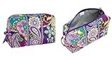 Vera Bradley Large Cosmetic in Heather