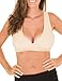 Caramel Cantina 4 Pack Nursing Maternity Sleep Bra (Small, Basics)
