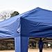 Outsunny 10' x 19.2' Pop Up Canopy Tent, Heavy Duty Tent for Parties, Outdoor Instant Gazebo Sun Shade Shelter with Carry Bag for Catering, Events, Wedding, Backyard BBQ, Blue