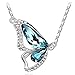 Myhouse Butterfly Necklace Earrings Sets for Women Girls