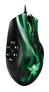 Razer Naga Hex Ergonomische MOBA Gaming Maus (5.600 dpi, 11 programmbierbare Taste) grün