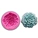WYD Carnation Flower Shape Silicone Fondant Mold,Handmade Soap Mold,Cake Mold Decorating,Candle Mold