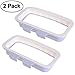 IRONHILL Pack of 2 Trash Bag Holder for Kitchen Cupboard, Kitchen Plastic Bag Trash Bin Garbage Bags Storage Rack,RV Garbage Bag Hanger, Space Saving Garbage Hook, Kitchen Organize (Blue&White)