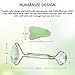 Jade Roller, Jade Roller for Face, Jade Roller Massager, Natural Jade Facial Roller, Anti Aging for Face Eye Bags Therapy- Double Neck Healing Slimming Massager with Gua Sha Scraping Tool