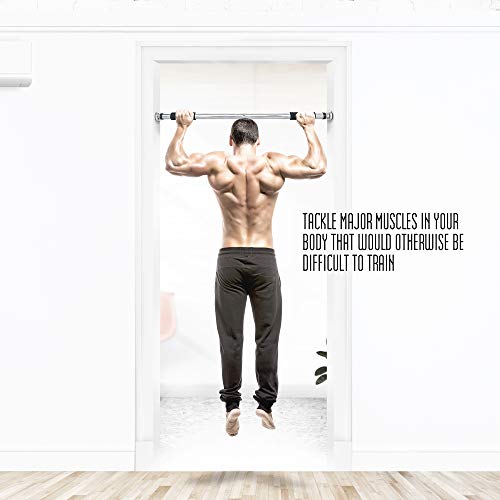 Pull-Up-Bar-with-Resistance-Band-Adjustable-Steel-Door-Bar-Great-for-Home-Fitness-Mounted-Chin-Up-Bar-Workout-Pullup-Built-Bar-Exercise-Equipment-250-lb-Weight-Capacity