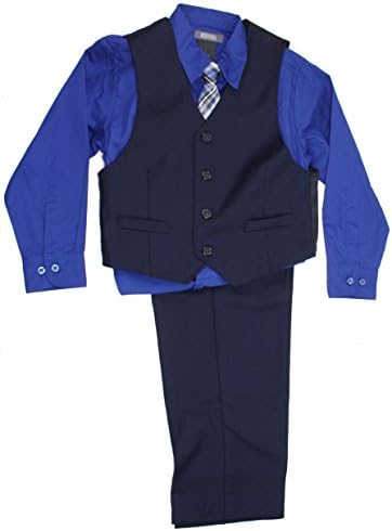 Kenneth Cole Boys 4-Piece Vest &amp; Dress Pants Set