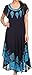 Sakkas Batik Hindi Cap Sleeve Caftan Dress/Cover Up