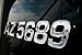 Boat & Jetski Registration Numbers - Domed/raised Decal (16 Pcs) Plain Chrome/SURF Series Font Style