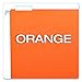 Pendaflex Recycled Hanging Folders, Letter Size, Orange, 1/5 Cut, 25/BX (81607)
