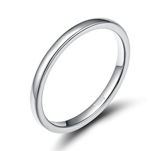 2mm tungsten carbide rings for women high polished thin…