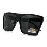 Polarized Lens Super Oversized Retro Square Sunglasses Unisex