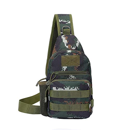 Armiya Men's Tactical Sling Bag, Small Shoulder Chest Molle Daypack