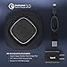 tzumi HyperCharge 10-Watt Wireless Fast Charger Pad for Qi-Compatible iPhones, Androids, and All Wireless Charging Smart Devices - for Home and Office. Includes Qualcomm 3.0 Quick Charge Adapter.