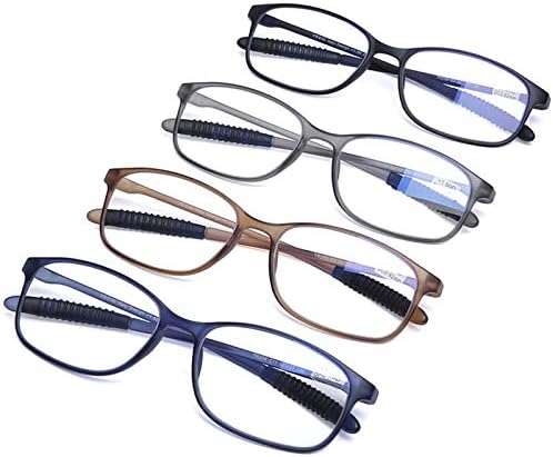 AQWANO TR90 Lightweight Comfort Reading Glasses Flexible Readers